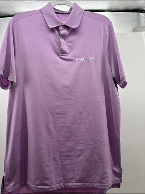 Ralph Lauren RLX Men's Purple Polo Shirt